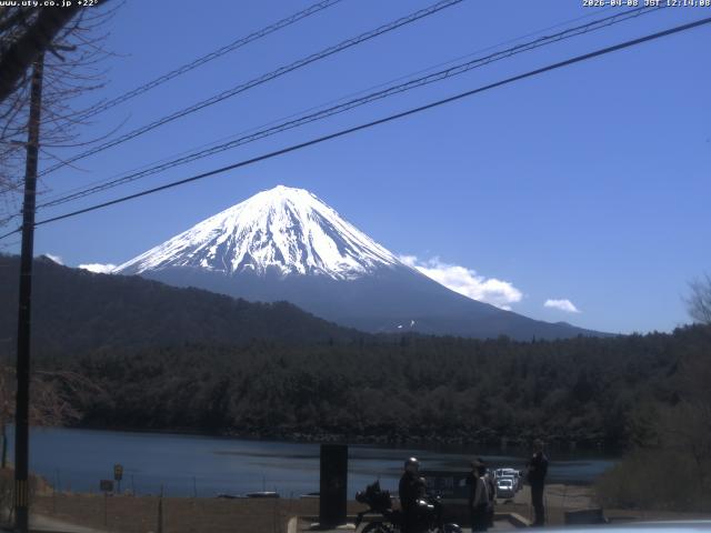 西湖からの富士山