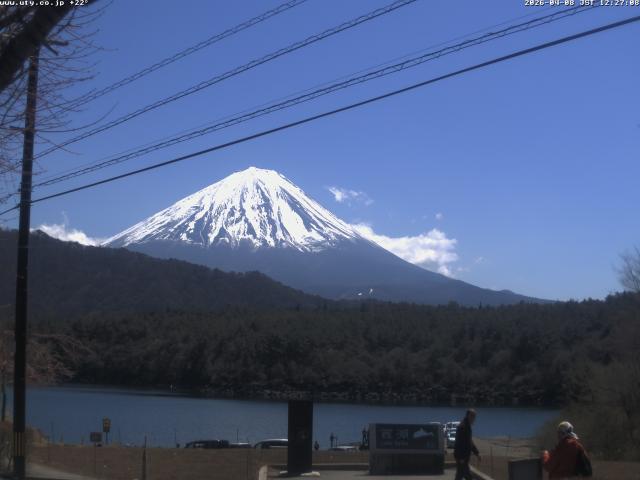 西湖からの富士山