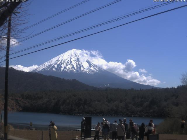 西湖からの富士山