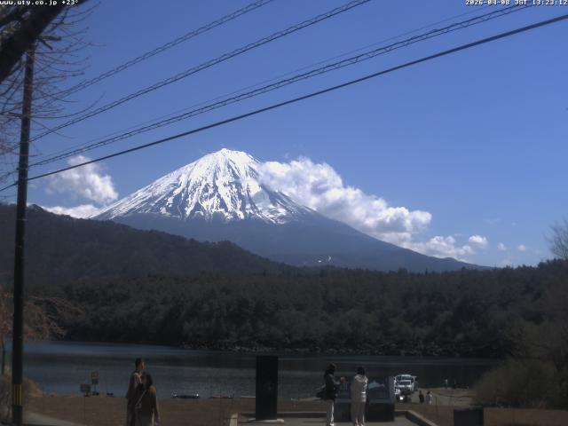 西湖からの富士山