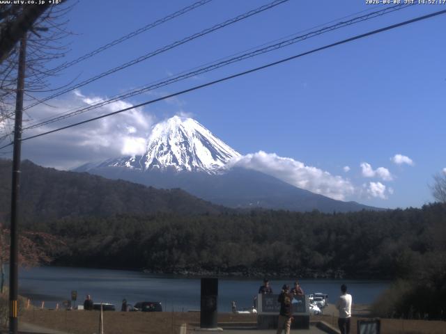 西湖からの富士山