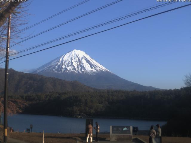 西湖からの富士山