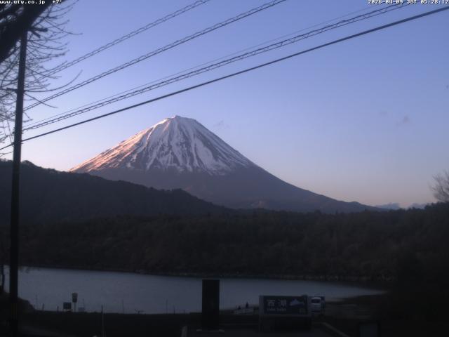 西湖からの富士山