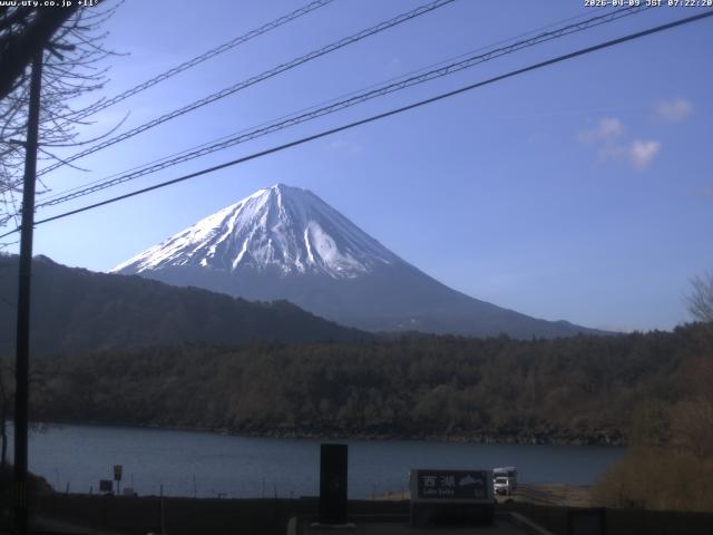 西湖からの富士山