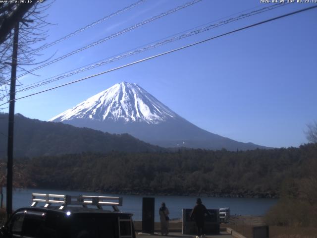 西湖からの富士山