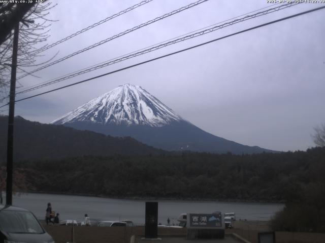 西湖からの富士山