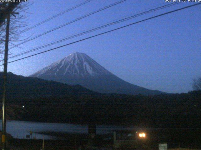 西湖からの富士山