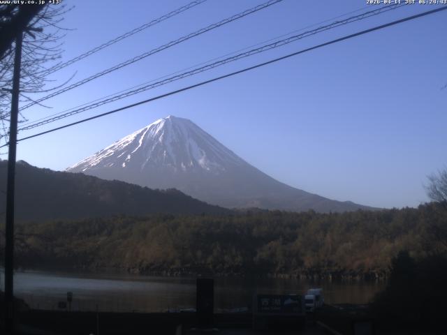 西湖からの富士山