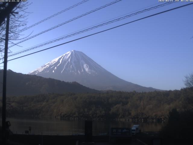 西湖からの富士山