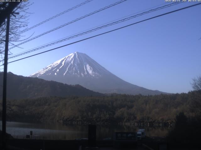 西湖からの富士山