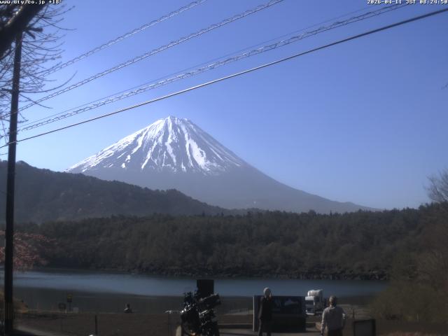 西湖からの富士山