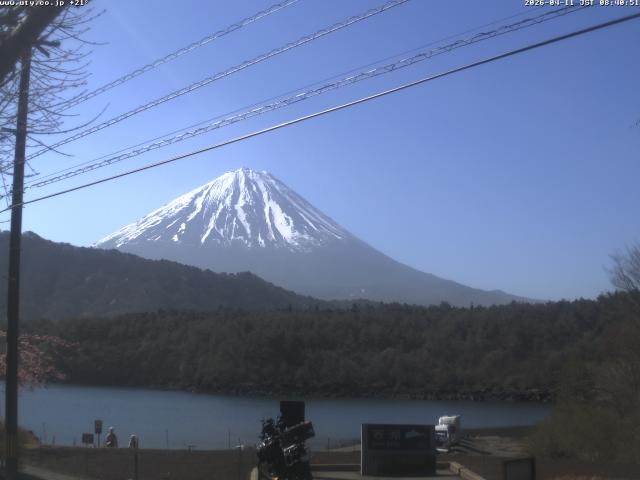 西湖からの富士山