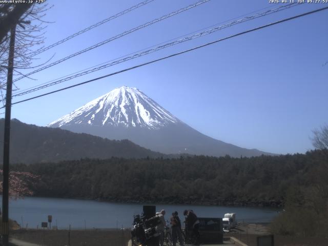 西湖からの富士山