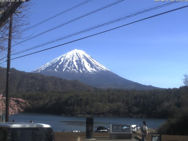 西湖からの富士山