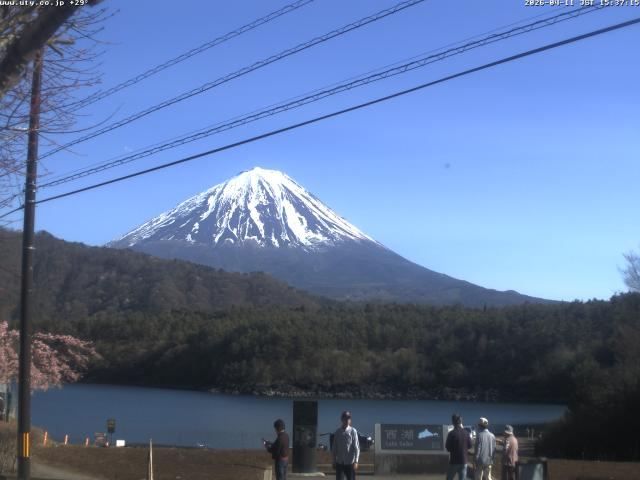 西湖からの富士山