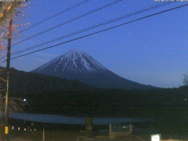 西湖からの富士山