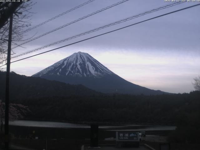 西湖からの富士山