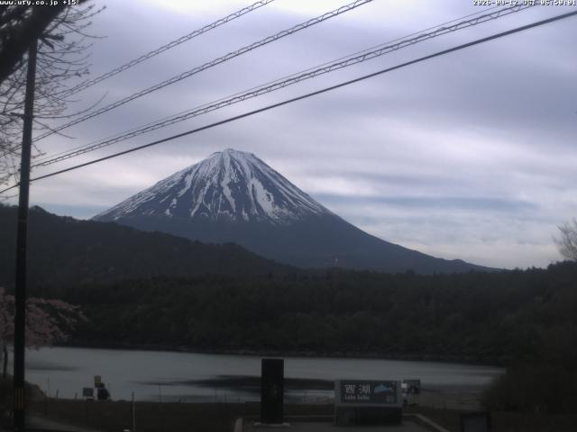 西湖からの富士山