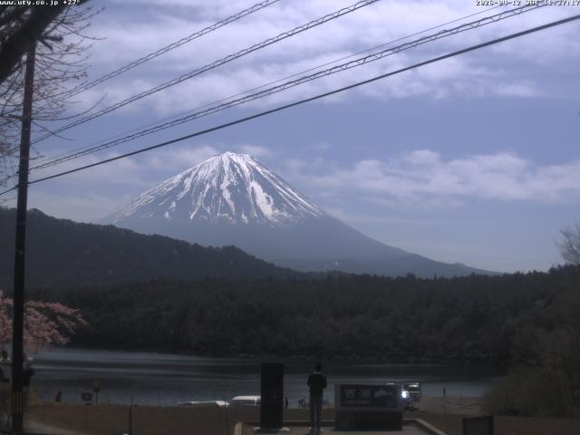 西湖からの富士山