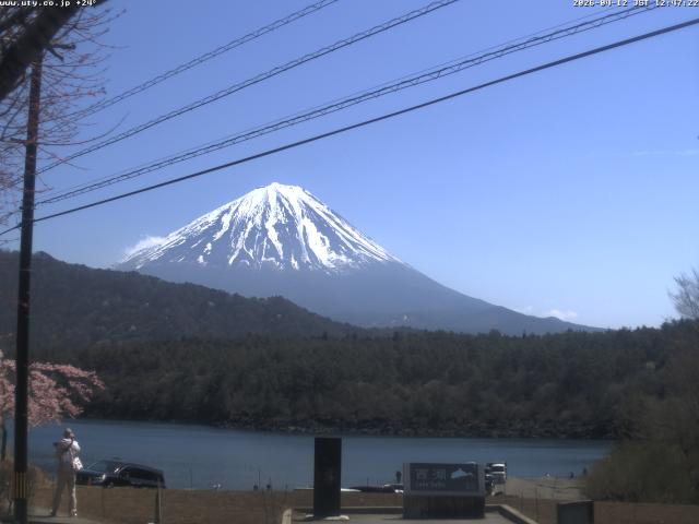 西湖からの富士山