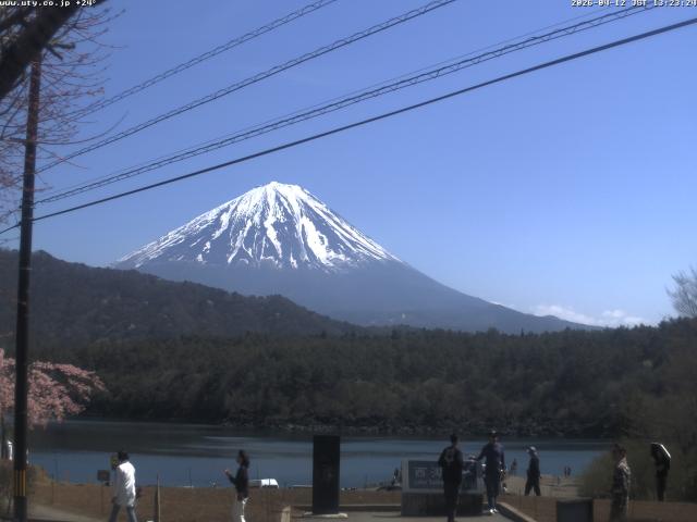 西湖からの富士山