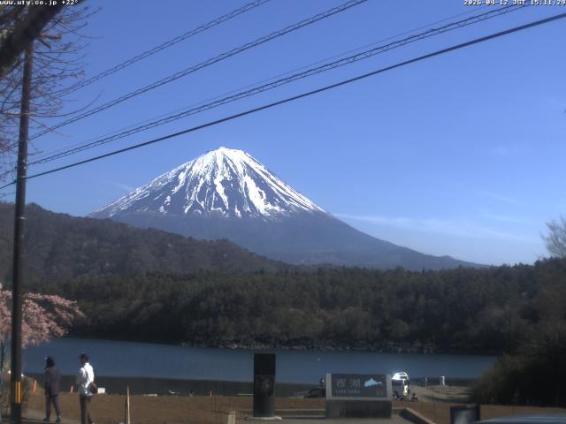 西湖からの富士山