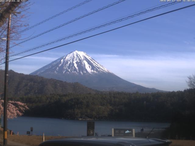 西湖からの富士山