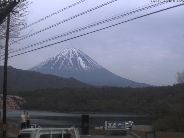 西湖からの富士山
