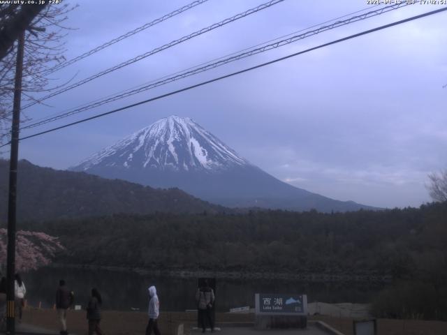西湖からの富士山
