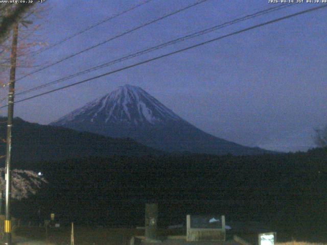 西湖からの富士山
