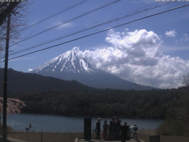 西湖からの富士山
