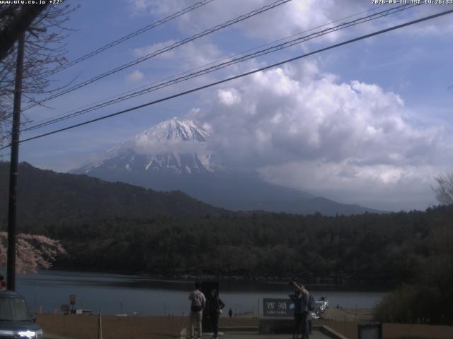 西湖からの富士山
