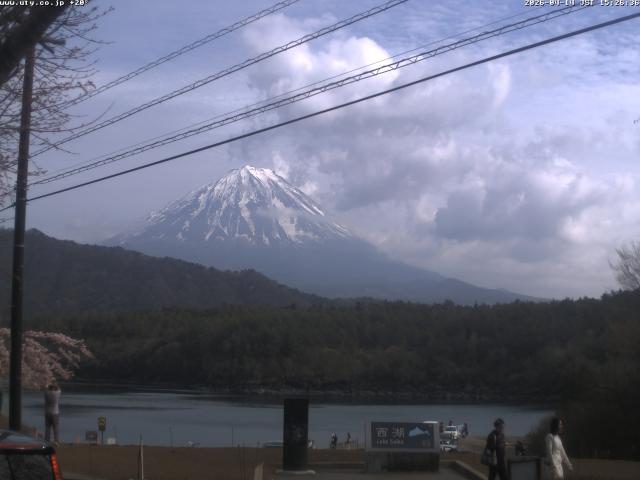 西湖からの富士山