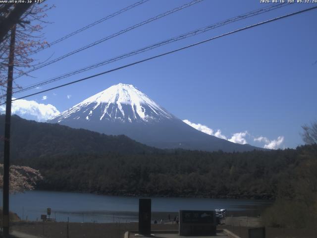 西湖からの富士山