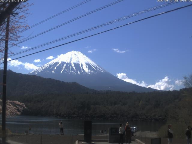 西湖からの富士山