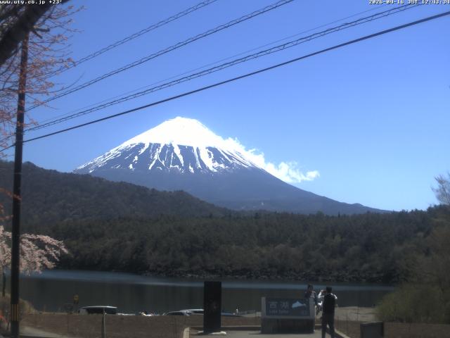 西湖からの富士山