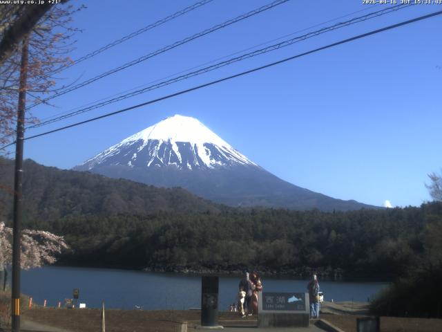 西湖からの富士山
