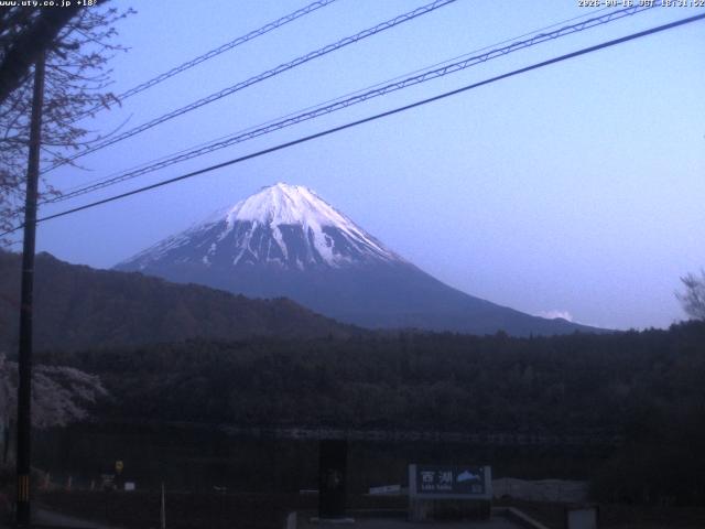 西湖からの富士山