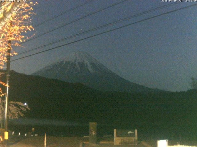 西湖からの富士山