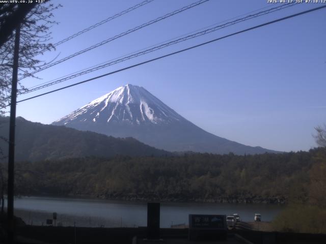 西湖からの富士山