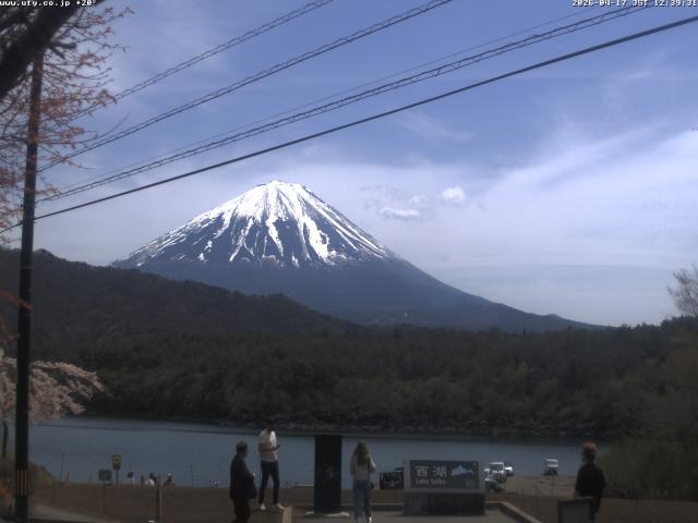 西湖からの富士山