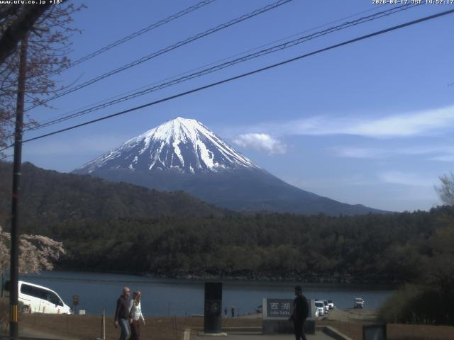 西湖からの富士山