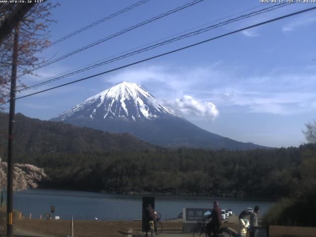 西湖からの富士山