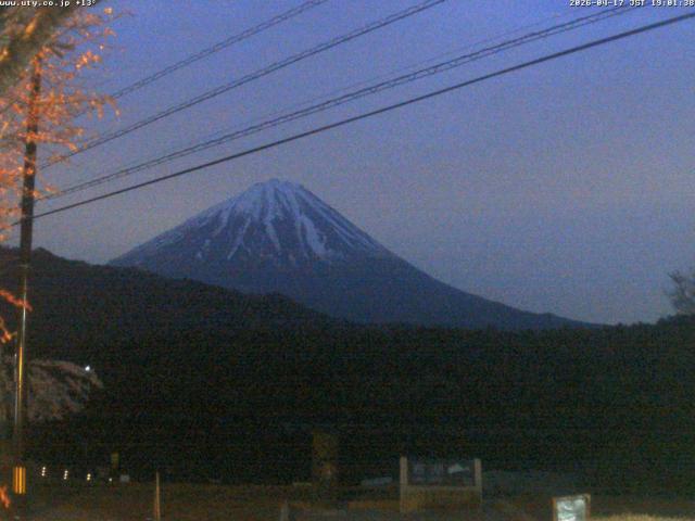 西湖からの富士山