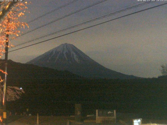 西湖からの富士山
