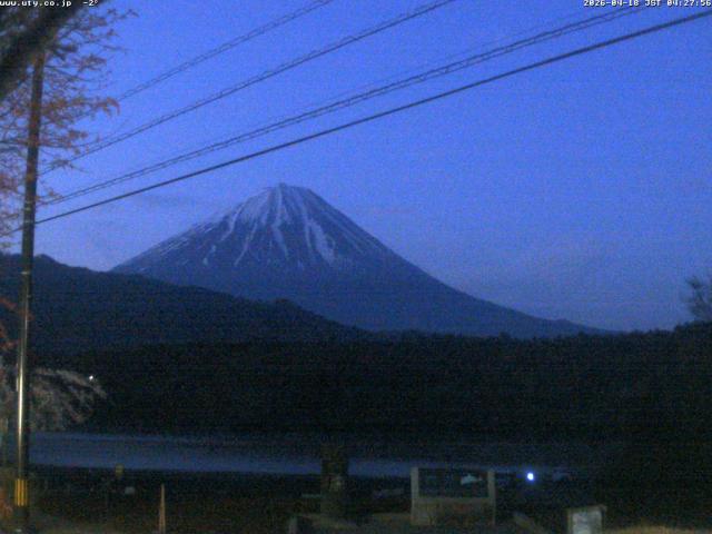 西湖からの富士山
