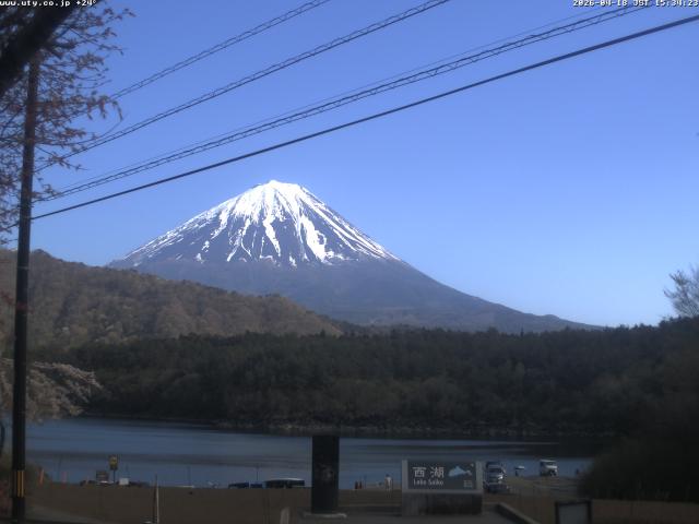 西湖からの富士山