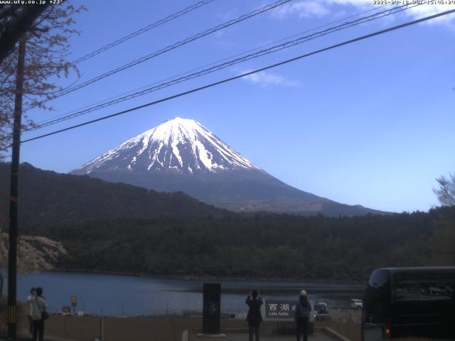 西湖からの富士山