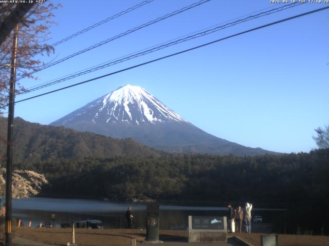 西湖からの富士山