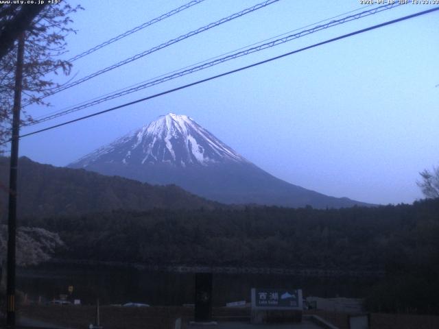 西湖からの富士山
